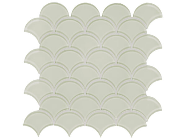Element Sand Scallop Glass Mosaic