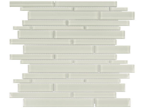 Element Sand Random Strip Glass Mosaic