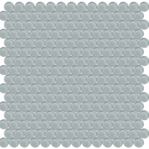 Element Shadow Penny Round Glass Mosaic