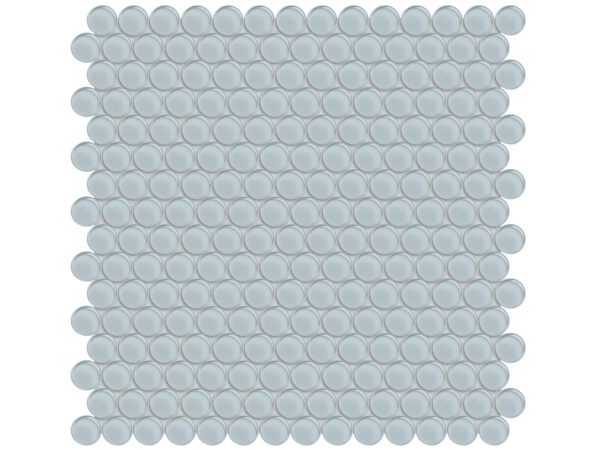 Element Skylight Penny Round Glass Mosaic