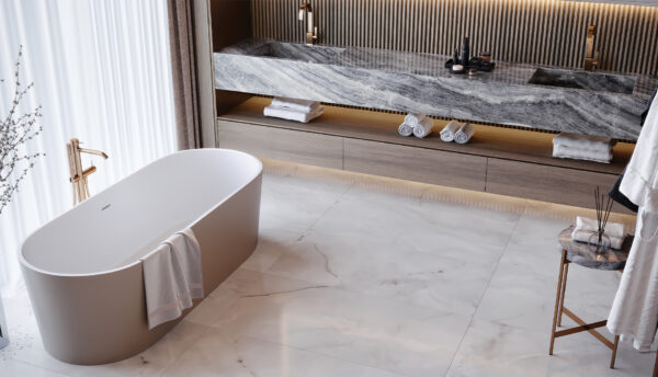 La Marca Onyx Nuvolato 24"x24" Polished & Matte Tile - Image 4