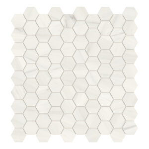 Mayfair Suave Bianco Hexagon Mosaic 1.25" Polished