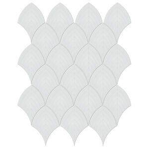 Soho Gallery Grey Scallop Glossy Mosaic