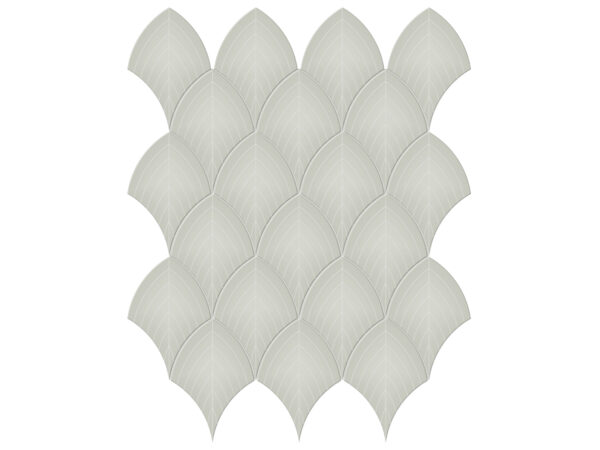 Soho Soft Sage Scallop Glossy Mosaic
