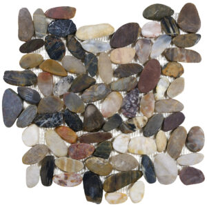 Zen Bora Wilderness Flat Pebble Polished Mosaic