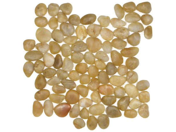 Zen Tonga Sunset Natural Pebble Matte Mosaic
