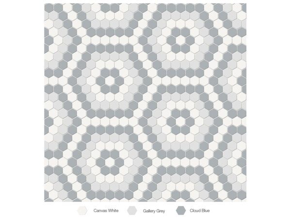 Soho Afternoon Blend Hexagon Matte Mosaic