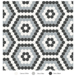 Soho Dawn Blend Hexagon Matte Mosaic