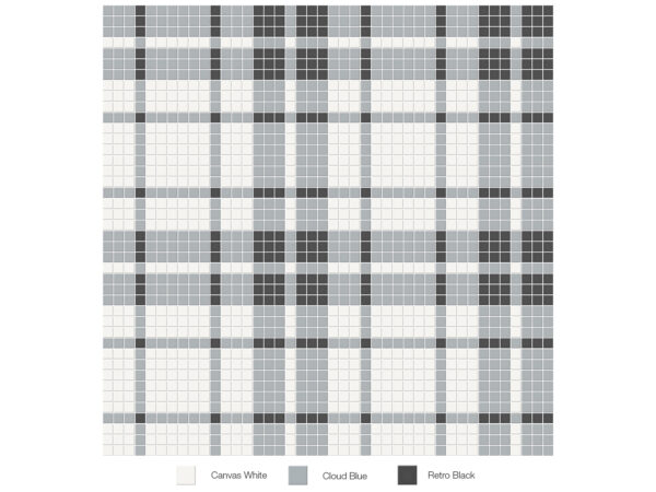 Soho Dawn Blend Plaid Matte Mosaic