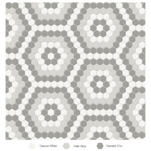 Soho Evening Blend Hexagon Matte Mosaic
