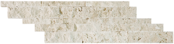 Cambria Ivory Strip Split Face 7"x21" Travertine Ledge Stone