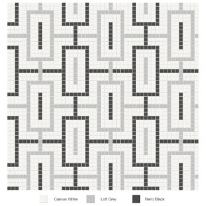 Soho Midnight Blend Chain Matte Mosaic