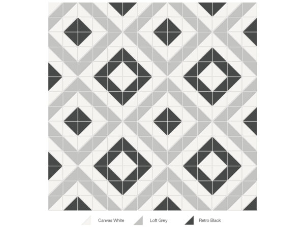 Soho Midnight Blend Cubic Matte Mosaic