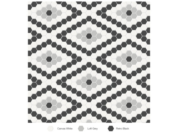 Soho Midnight Blend Diamond Matte Mosaic