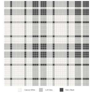 Soho Midnight Blend Plaid Matte Mosaic