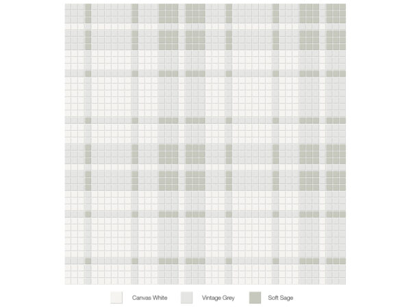 Soho Morning Blend Plaid Matte Mosaic