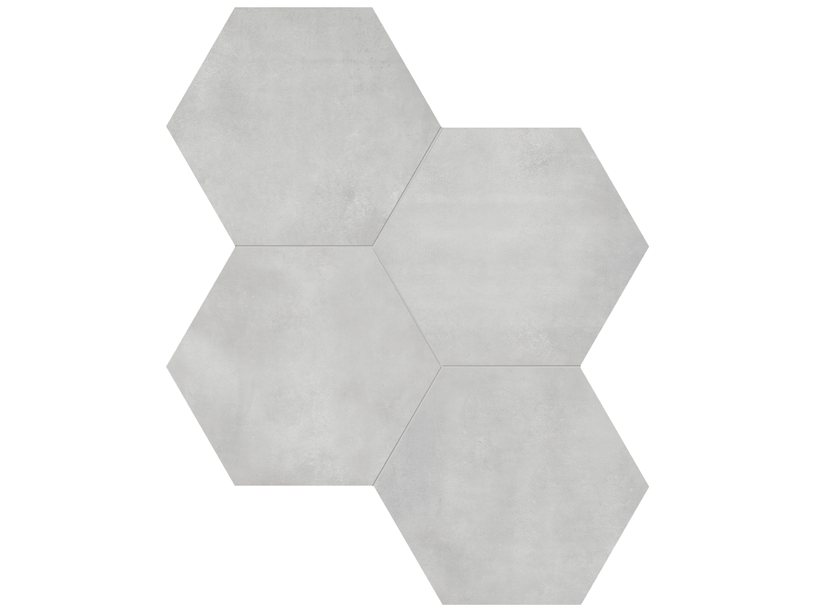 Form Ice Hexagon 7"x8" Matte Tile