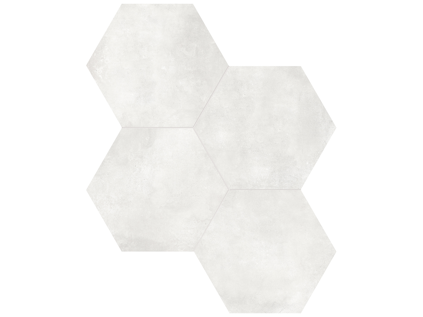 Form Ivory Hexagon 7"x8" Matte Tile