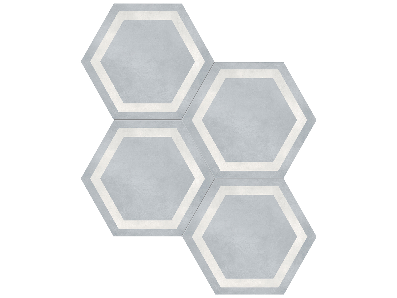 Form Tide Hexagon Frame7"x8" Matte Tile