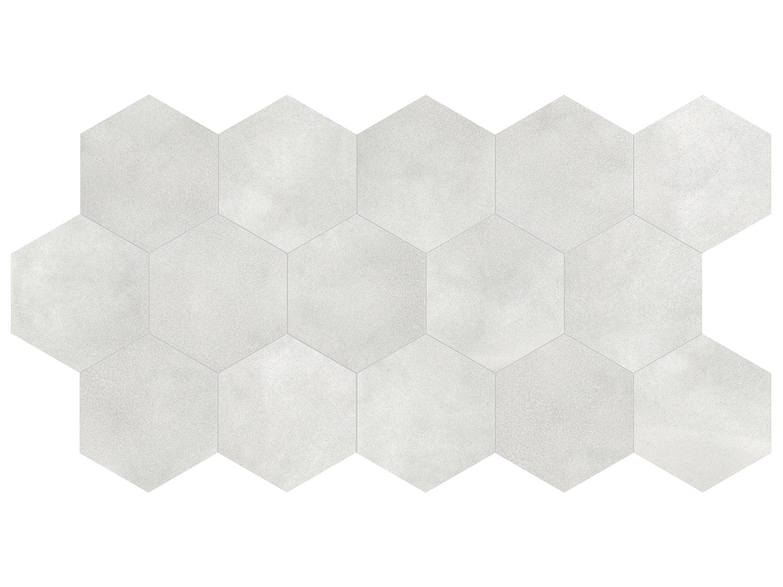 Tapestri Grey Denim Hexagon 8.5" Matte Tile