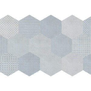 Tapestri Denim Blend Hexagon 8.5" Matte Tile