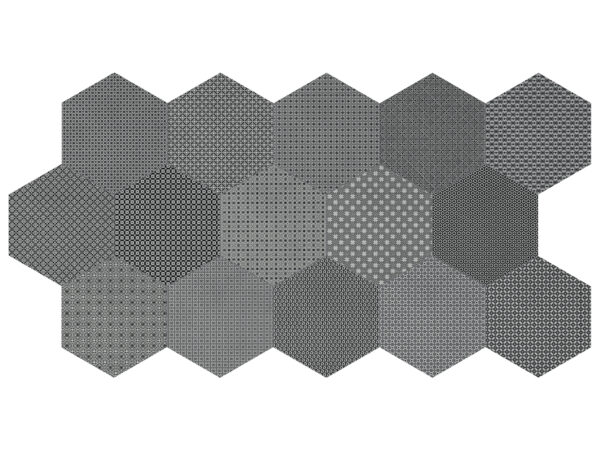 Tapestri Silk Blend Hexagon 8.5" Matte Tile